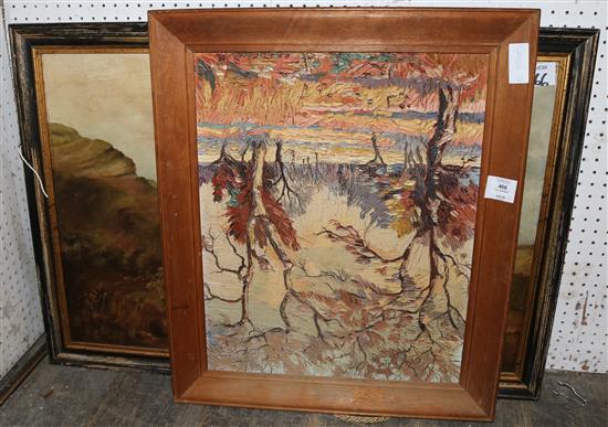 3 oil paintings